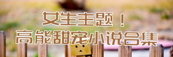 女生主題！高能甜寵小說合集